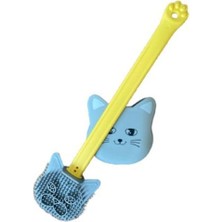 FT Tasarım Kedi Tasarımlı Ergonomik Tuvalet Fırçası