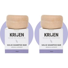 Krijen Argan & Lavanta Katı Şampuan 100GR (2 Paketi)