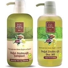 Doğal Zeytinyağlı Şampuan ve Duş Jeli 600 ml