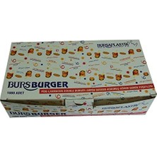 Plastik Bursburger Pide Lahmacun Burger Kokoreç Döner Ekmek Hışır Poşeti 13X26 1000 Adet