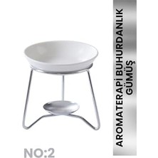 Bade Natural Aromaterapi Buhurdanlık No: 2 Gümüş