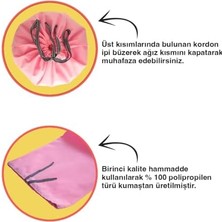 Çamaşır Torbası, Seyahat Organizer, Kirli Çamaşır Torbası,valiz Içi Organizer, Çamaşır Sepeti, Saklama Çantası (Pembe)