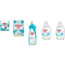 Aquabor Doğal Mineralli Tablet + 4 kg Beyaz + Elde Bulaşık + Sıvı Beyaz  + Sıvı Beyaz 5 Li Set