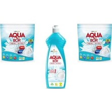 Aquabor Doğal Mineralli Tablet + Bulaşık + Tablet Set