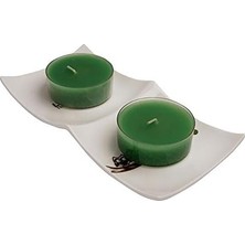 Biggdesign Tealight Mum Seti – Yeşil
