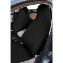 Honda Acura Uyumlu Oto Koltuk Kılıfı Penye Kılıf Servis Kılıfı 4 Parça Siyah