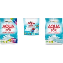 Aquabor Doğal Mineralli 4 kg Renkliler + Tablet + 4 kg Beyaz 3 Lü Set