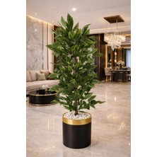 Altun Çiçekcilik Yapay Ceviz Ağacı 150 cm Lux Metal Saksı Dahil