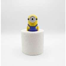 Demirhan3D 🧻😄 Minion Tuvalet Kağıdı Tutucu | 🎉 Komik Dekoratif Banyo Aksesuarı