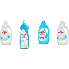 Aquabor Doğal Mineralli Sıvı Beyaz + Elde Bulaşık + Sıvı Renkliler + Sıvı Beyaz  4 Lü Set