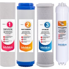 İstvision Istvision Açık Kasa 4 Aşama Orijinal Filtre Seti