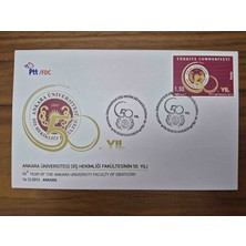 Edi Antik Ankara Üniversitesi Diş Hekimliği Zarf. 2013 Tarihli Ilk Gün Zarfı Koleksiyonluk. 3500 Adet Basılmış, Nadir Fdc.