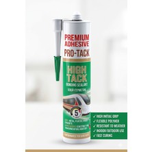 Primeaks Pro-Tack High Tack Güçlü Hibrit Yapıştırıcı & Metal Panel Montaj Silikonu - Yüksek Ilk Tutunma (290 Ml)