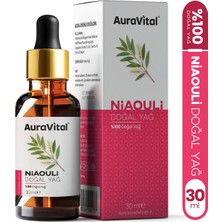 AuraVital Niaouli Bakım Yağı 30 ml %100 Saf ve Doğal