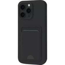 Yavuz Group Newface Apple iPhone 16 Pro Kılıf Kelvin Kartvizitli Silikon - Siyah