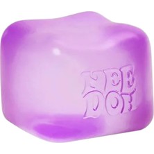 Nee Doh Squish Stres Küpü Nice Cube 6x6 cm 3 Asorti Mavi-Mor-Pembe Super Solid Squish
