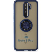 Yavuz Group Newface Xiaomi Redmi Note 8 Pro Kılıf Montreal Yüzüklü Silikon Kapak - Lacivert