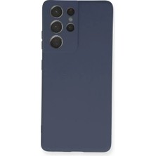 Yavuz Group Newface Samsung Galaxy S21 Ultra Kılıf Nano Içi Kadife Silikon - Gri