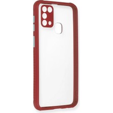 Yavuz Group Newface Samsung Galaxy M31 Kılıf Miami Şeffaf Silikon - Fuşya