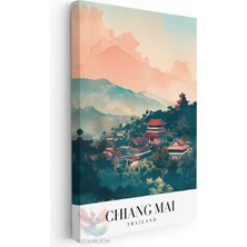 Artarilion Kanvas Tablo Kanvas Chiang Mai Tayland Oturma Odası Salon Ofis Tablosu Ev Dekorasyonu