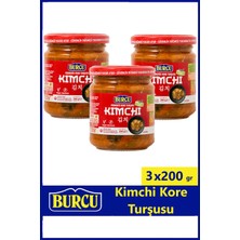Burcu Kimchi Fermente Kore Turşusu 200 gr x 3 Adet