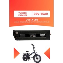 Electroll Volta Vb2 Uyumlu 36V 15AH (Yüksek Kapasite) Güçlendirilmiş Elektrikli Bisiklet Bataryası