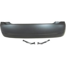 Bzt Ford Fiesta- 02/05; Arka Tampon Siyah (Reflektör Delikli Bağlantı Braketleri Ile) (Eurobump) 1335850