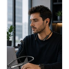MiraLive Bluetooth 5.4 Boyun Askılı Kulaklık Manyetik Kulaklıklı Type C Şarjlı