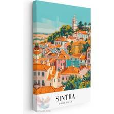 Artarilion Kanvas Tablo Kanvas Sintra Portekiz Oturma Odası Salon Ofis Tablosu Ev Dekorasyonu