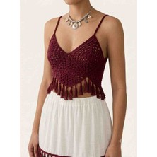Dantel Ve Örgü Dünyam Crop Top