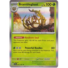 Brambleghast 021/162 - Temporal Forces - Pokemon Kartı (Mint)