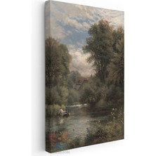 Artarilion Kanvas Tablo Kanvas Alfred Augustus Glendening Oturma Odası Salon Ofis Tablosu Ev Dekorasyonu