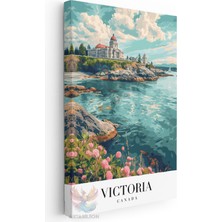 Artarilion Kanvas Tablo Kanvas Victoria Kanada Oturma Odası Salon Ofis Tablosu Ev Dekorasyonu