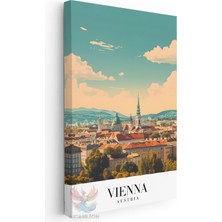 Artarilion Kanvas Tablo Kanvas Viyana Avusturya Oturma Odası Salon Ofis Tablosu Ev Dekorasyonu