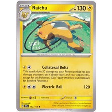 Raichu 052/162 - Temporal Forces - Pokemon Kartı (Mint)