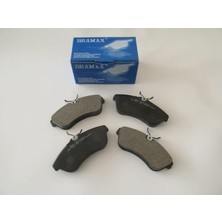 Bzt Citroen C2- 04/09; Ön Fren Balatası 1,4/1,4hdı/1,6 (Kablosuz)(Disk) (129X56X18) (Bramax) 4252.37