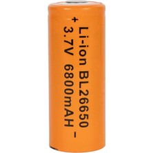 Marsilyan™- BL26650 3.7V 6800 Mah Lithium Li-Ion Şarjlı Pil
