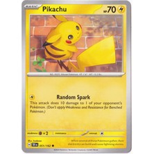 Pikachu 051/162 - Temporal Forces - Pokemon Kartı (Mint)