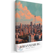 Artarilion Kanvas Tablo Kanvas Johannesburg Guney Afrika Oturma Odası Salon Ofis Tablosu Ev Dekorasyonu