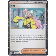 Iono [cosmo Holo] #185 - Pokemon Paldea Evolved - Pokemon Kartı (Mint)