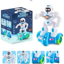 Limon Oyuncak Scooterlı Akıllı Robot Sesli Işıklı Pilli