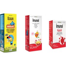 Ocean Imunol Şurup Multi Şurup Imunol Kapsül  Paketi 3 Lü