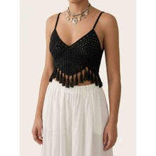 Dantel Ve Örgü Dünyam Crop Top
