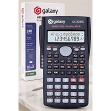 Artlantis Fonksiyonlu Bilimsel Hesap Makinesi 1 Adet 8X14CM 240 Fonksiyonlu Galaxy GX-82MS Mühendis Öğrenci 2 Satır Ekran Tasarım