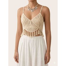 Dantel Ve Örgü Dünyam Crop Top
