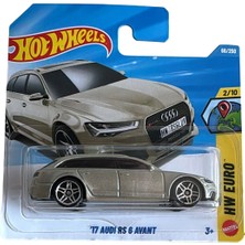Hot Wheels 17 Audi RS 6 Avant Diecast Model Metal Gövde Gerçekçi Detaylar ile Koleksiyonluk