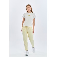 Çarlı Tekstil Kadın Kanvas Pantolon 4228 Sarı