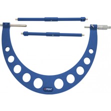 Dasqua 400-500MM Ayarlanabilir Uçlu Mekanik Dış Çap Mikrometre 0.01MM 4800-0010