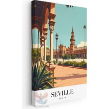 Artarilion Kanvas Tablo Kanvas Sevilla Ispanya Oturma Odası Salon Ofis Tablosu Ev Dekorasyonu