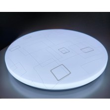 Leday Sıva Üstü LED Panel 35W Dekoratif Armatür Desenli (Beyaz Işık 6500K)